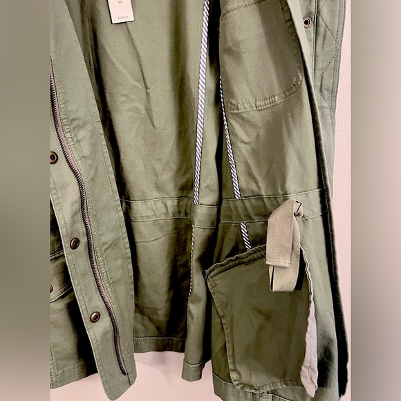 Talbots Women’s Green Utility Jacket – Size M – NWT - Picture 6 of 8